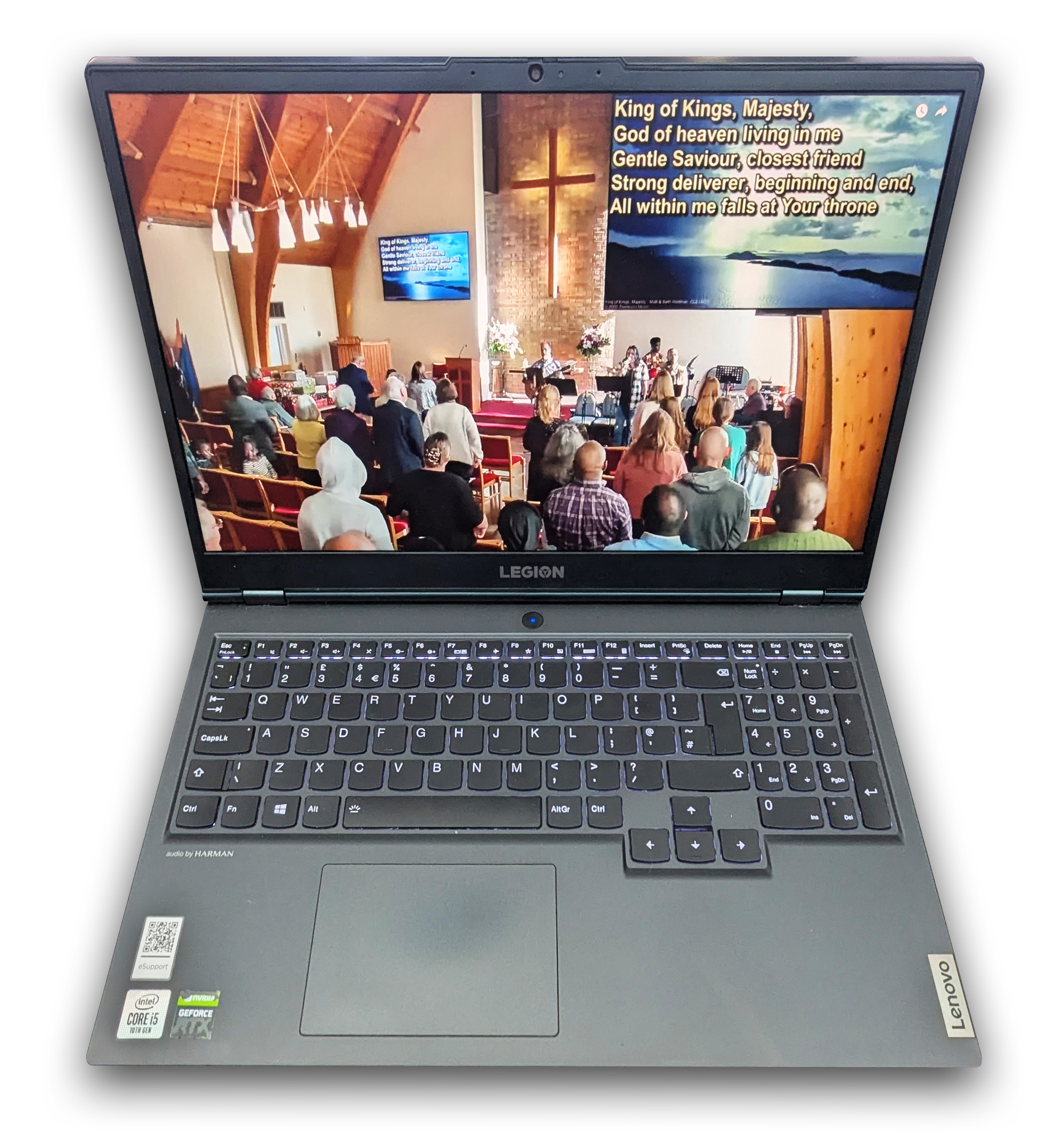Live streaming computer setup